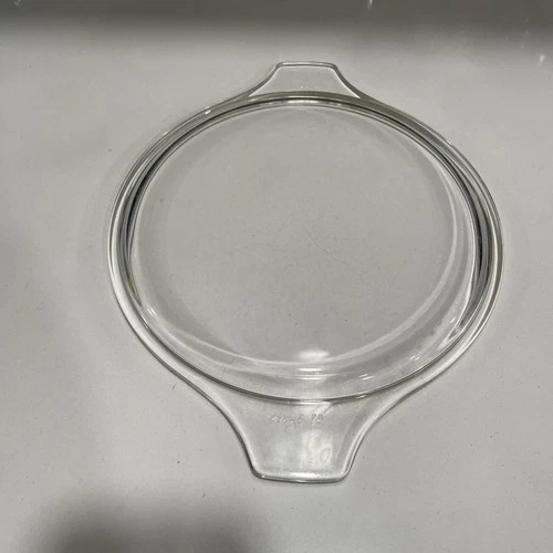 Pyrex Glass Lid 475-C14 11 " From Tab to Tab 9"Diameter Replace Corning VTG USA