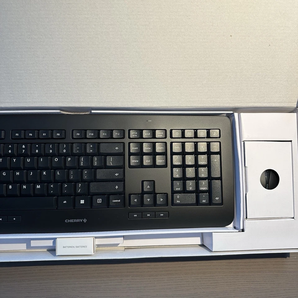 CHERRY DW 5100 Wireless Ergonomic Keyboard & Mouse Combo – Open Box, See Photos - Image 4 of 4