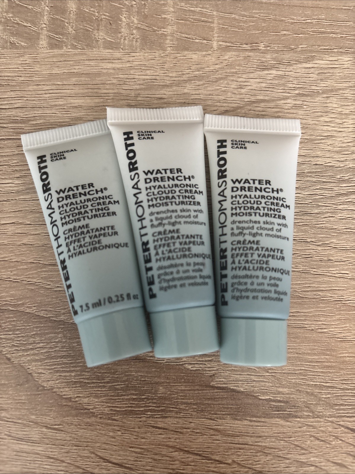 PETER THOMAS ROTH 🦋 Water Drench Hyaluronic Cloud Cream 7.5ml x 3 Mini SEALED