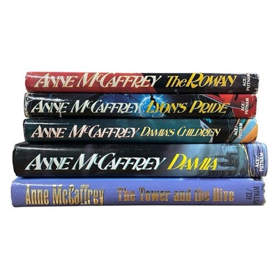 Tower and Hive Anne McCaffrey 1-5 Complete Set Series Hardcover Books SciFi Ace