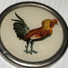 Vintage 2.5 Rooster Coasters US Zone Germany/...