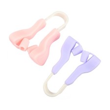 2Pcs Durable Silicone Nose Corrector Clips Assorted Color Nose Slimming Tool