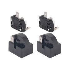 Universal Refrigerator Starter Relay and Overload Protector Set Mini Coolers