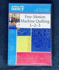 Sewing With Nancy Free Motion Machine Quilting 1-2-3 DVD 2017 SN3105 Zieman