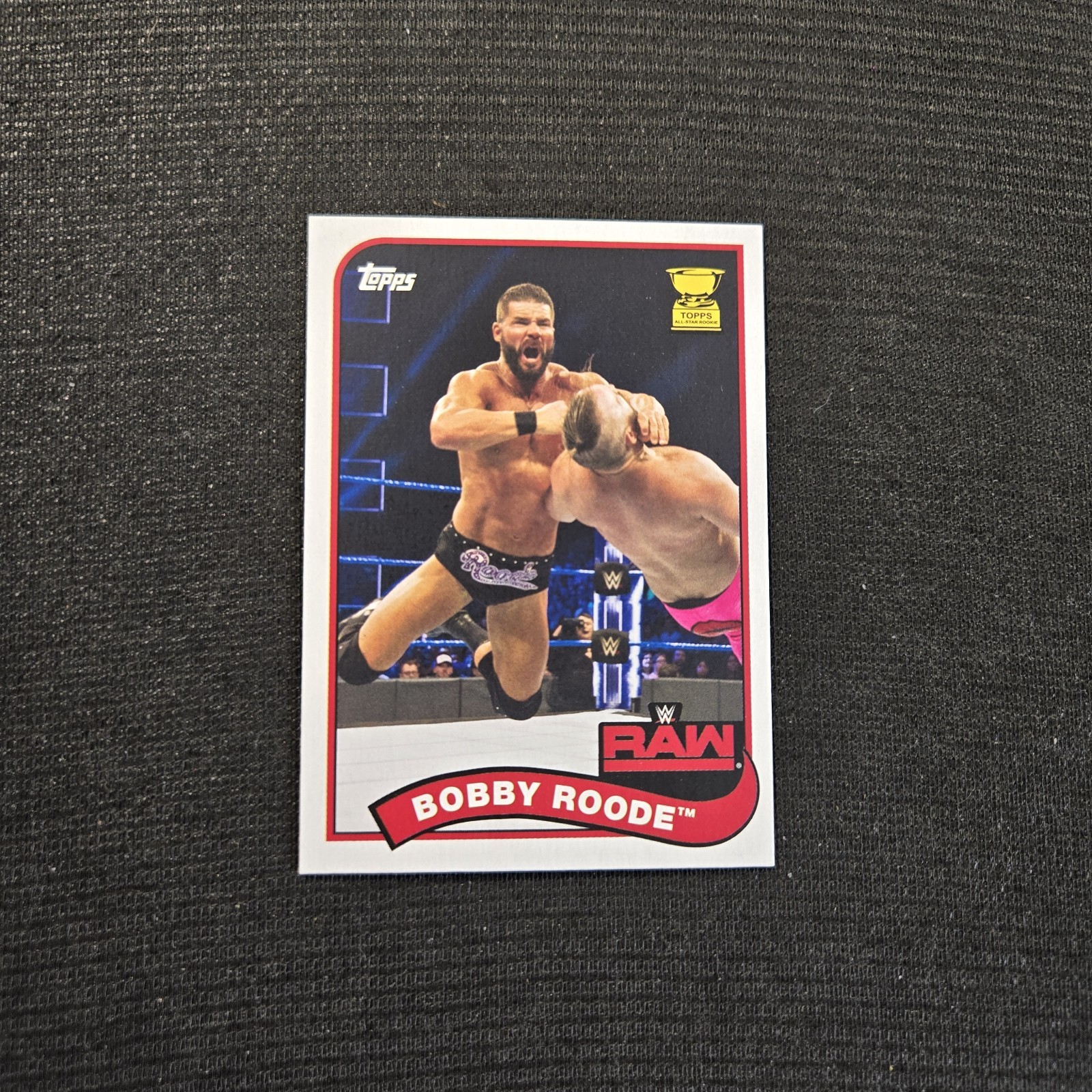 2018 Topps Heritage WWE Bobby Roode Gold Cup Rookie Card #14