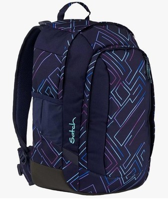 Schulrucksack Satch 26L NEU mit Etikett In Purple Laser - Dunkelblau Schultasche
