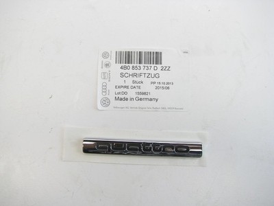 NEW - OEM Lift Tailgate *Quattro* Emblem Badge Nameplate For Audi 4B0853737D2ZZ