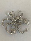Excellent Lot (3) MCM Rhinestone Brooches, Fantasy Shapes, High Sparkle, Pronged — photo 10