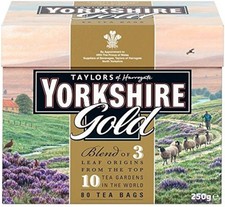 Yorkshire Gold Tea Bags 160 Total - Black Tea Blend from Assam Rwanda Kenya 0.09 per strip