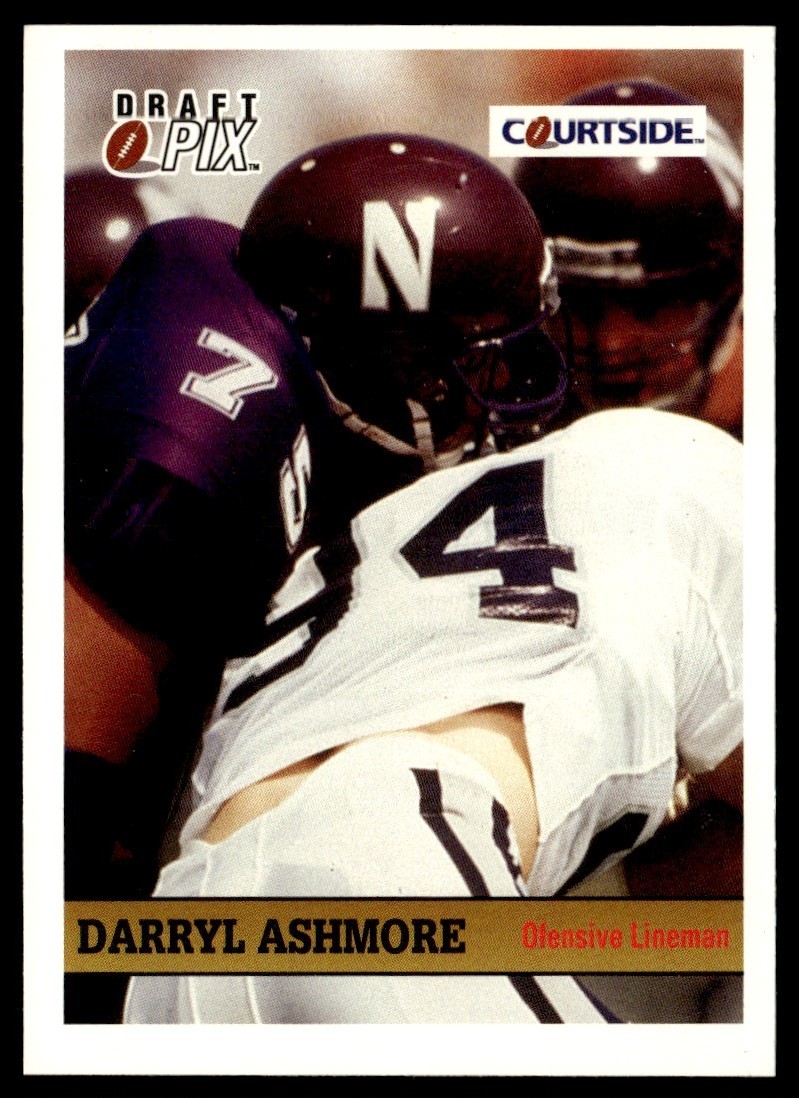 1992 Courtside Darryl Ashmore Rookie Northwestern Wildcats #83