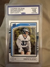 Cooper Dejean Donruss 2024 Gem Mint 10