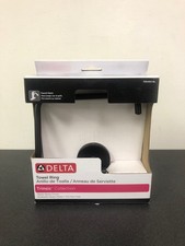 Trinsic Wall Mounted Towel Ring - Matte Black