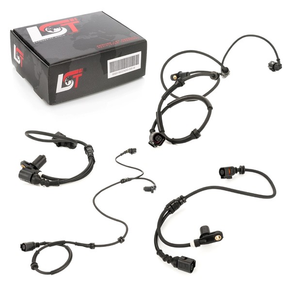 4X ABS Sensor Drehzahlmesser Set Vorne Hinten FüR VW Sharan 7M 1.8 T 20V 01-02-image