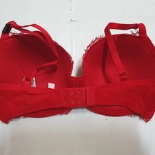 Victoria's Secret Red Lace Bra 32DDD New Condition