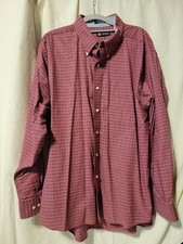 CHAPS Men's XXL 18-18 1/2 34/35 Button Down Dress Shirt Wrinkle Free