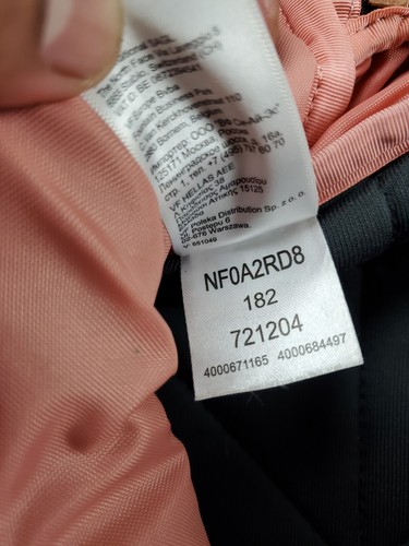 The North Face Isabella Backpack Black Pink Padded Outdoor - Picture 15 of 22