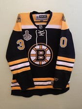Tim Thomas Boston Bruins 2011 Stanley Cup Jersey Reebok XL