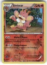 SIMISEAR - 19/98 - MP - Emerging Powers - REVERSE HOLO Rare - Pokemon