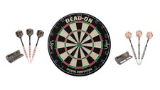 Bristle Dartboard  Realtree Steel Set  Fat Cat Steel Tip Darts