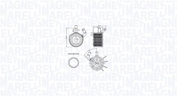 Magneti Marelli ÖLküHler MotoröL FüR Dacia Logan Pick-Up 1.5 Dci Renault Kangoo-image