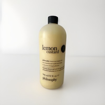 Philosophy Lemon Custard Hydrating Shower Gel Bubble Bath 32 oz Sealed.