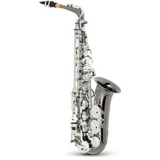 Allora AAS-450 Vienna Series Alto Saxophone Black Nickel Body Silver Keys