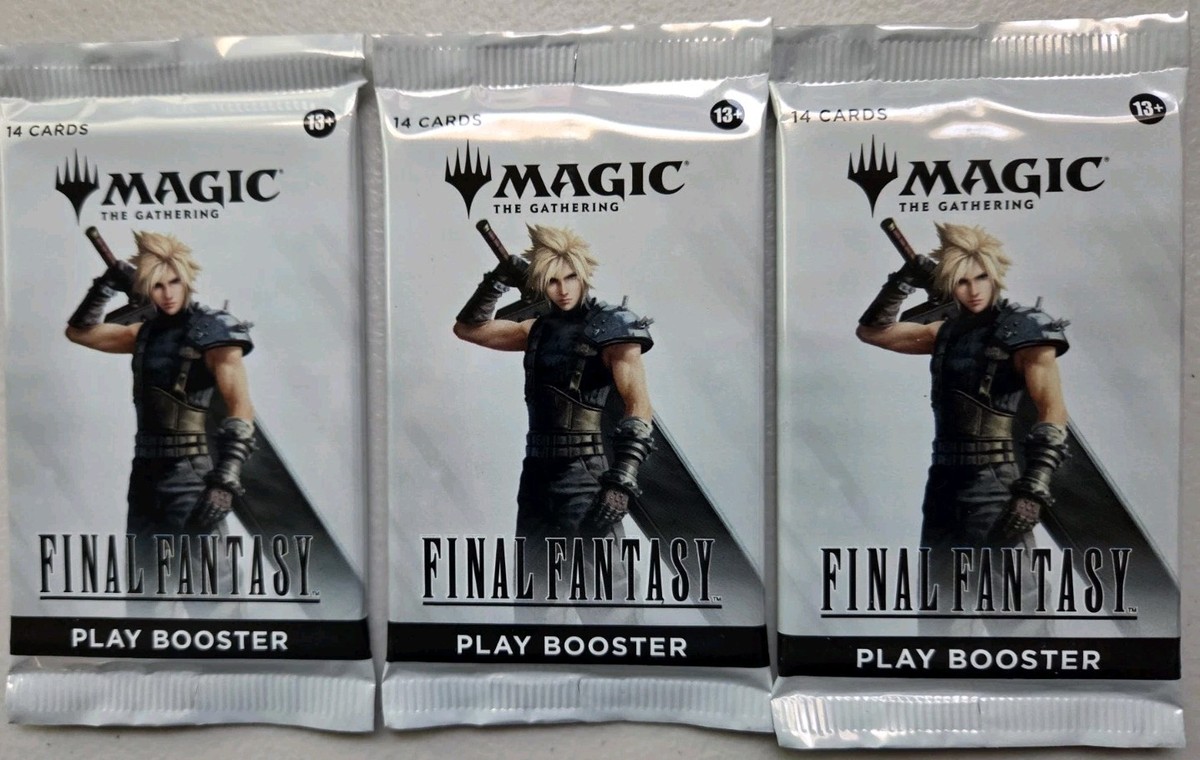 3 (three) - Final Fantasy Magic the Gathering Play Booster packs