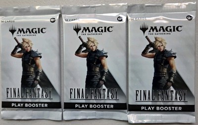 3 (three) - Final Fantasy Magic the Gathering Play Booster packs