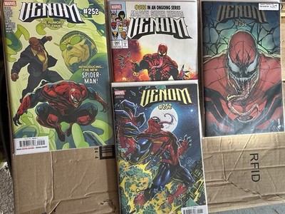 Venom #252 (4 Book Lot) Cover A, Foil, All First Prints Marvel Comics