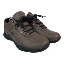 Cotton Traders Mens Classic Waterproof Shoes Size 8 Brown vgc