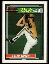 Tyler Green *ROOKIE CARD* (RC) 1992 Topps #764. rookie card picture
