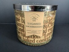 Bath Body Works Sugared Snickerdoodle 14.5 Oz 3 Wick Candle