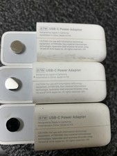 LOT of 8 Apple 87W USB-C Power Adapter Charger-NO PLUG
