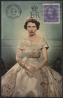 Canada 1951 #330 4c violet brown QEII coronation (Jun 1 1953)(FDC on postcard)