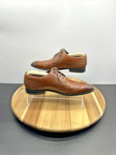 Ted Baker London Men Brogue Shoes UK Size 9 Brown Leather Dress Formal Lace Up