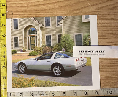 Chevrolet Corvette 1983 Car 4 Scene Book Photograph