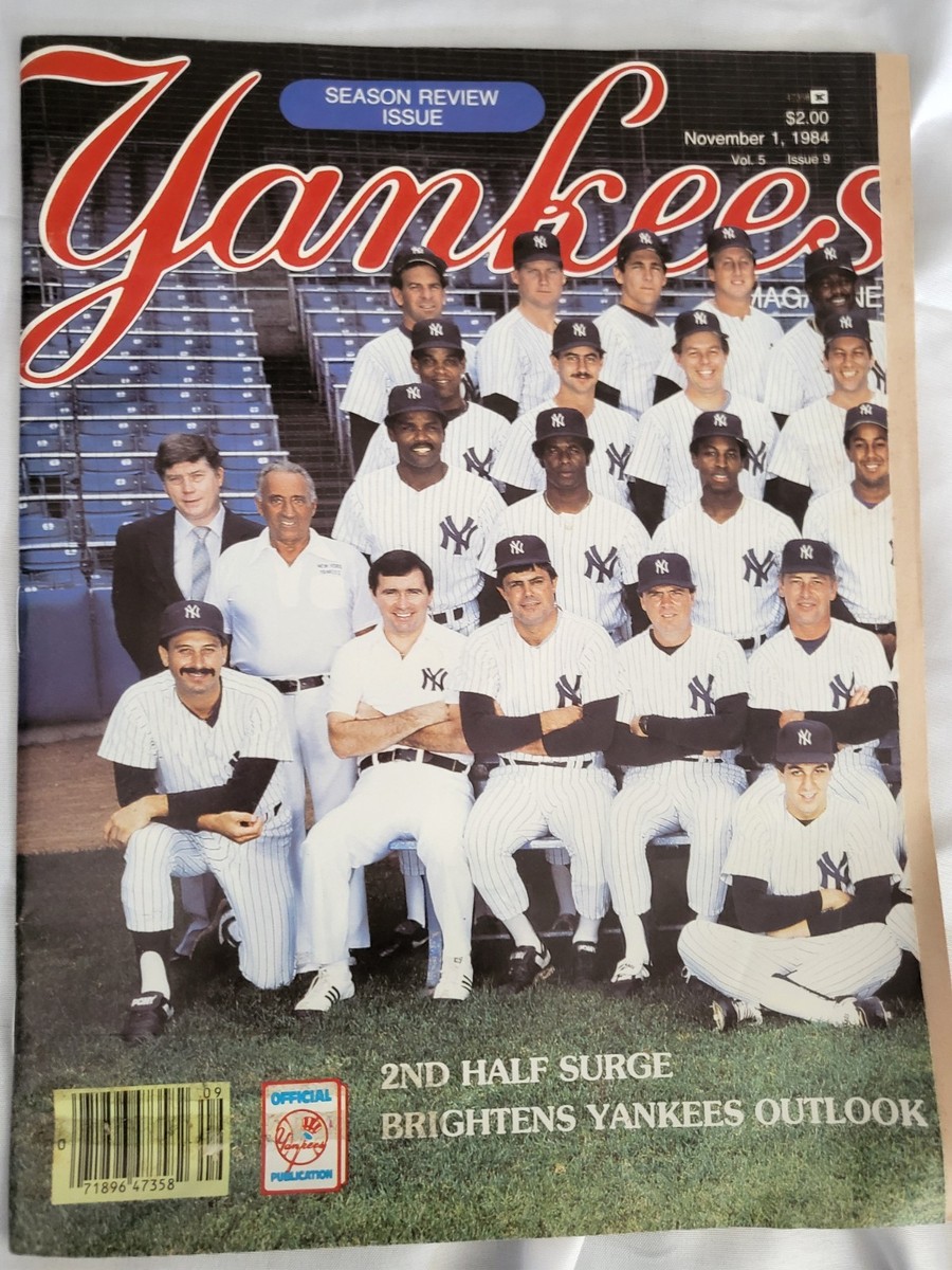 Lot of 6 Yankees Magazines 1984 2/23, 5/10, 7/19, 8/9, 9/24, 11/1