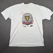 Vintage Hanes Fifty-Fifty Desert Storm T-Shirt Men's XL 46-48 White Made in USA