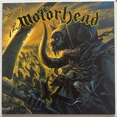 Motorhead We Are Motorhead LP 2019 Autographed by Phil Campbell Read Description