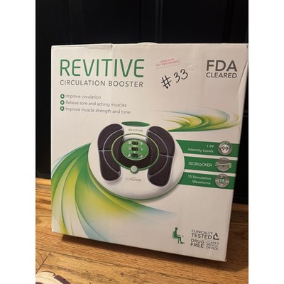 Revitive IX Foot Circulation Massager IsoRocker Wellness System Open Box