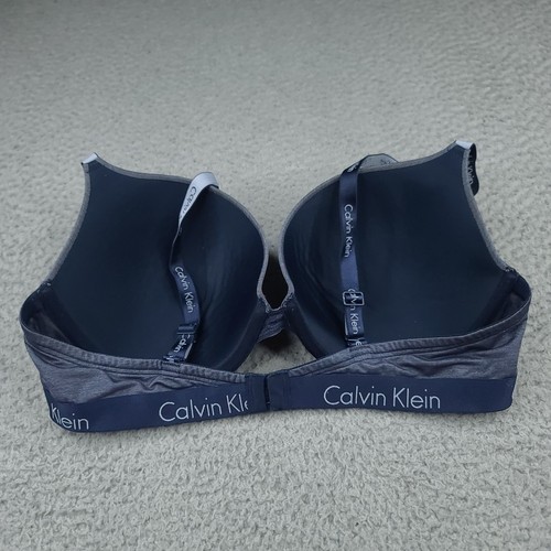 Calvin Klein Padded Bra Womens Gray Blue Size 36c on Band - Picture 3 of 4