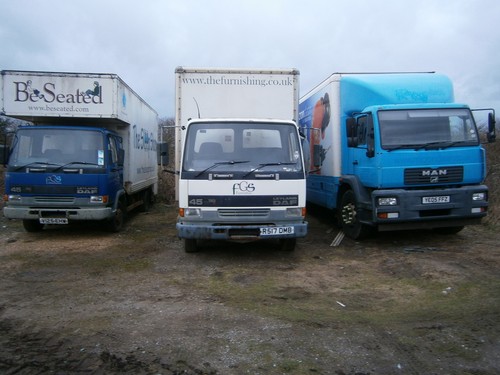 MAN 18 TON BOX VAN 2005,DAF 45 BOX X2,,MAZDA,RANGER,EXPORT