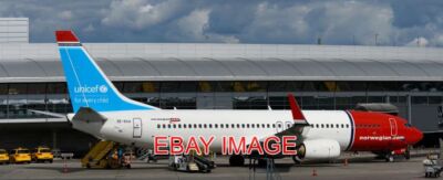 FOTO FLUGZEUG SE-RXA - BOEING 737-84P - NORWEGIAN AIR SHUTTLE (UNICEF SCHEMA)