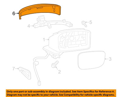 MAZDA OEM CX-5 Door Side Rear View-Mirror Cover Cap Trim Right