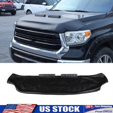 Pu Leather Hood Guard Bra Bug Stone Deflector Custom Fits Toyota Tundra 2007-21 Pu Leather Hood Guard Bra Bug Stone Deflector Custom Fits Toyota Tundra 2007-21