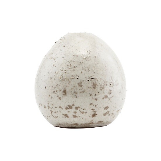 Small Vase Baby Farao White & Grey by House Doctor