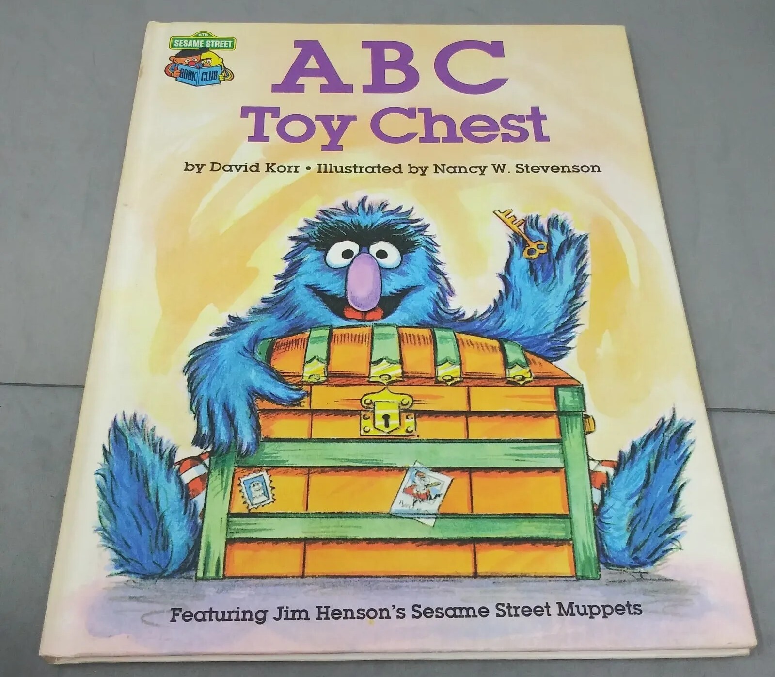 ABC Toy Chest Vintage 1981 Sesame Street Book Club Hardcover by David