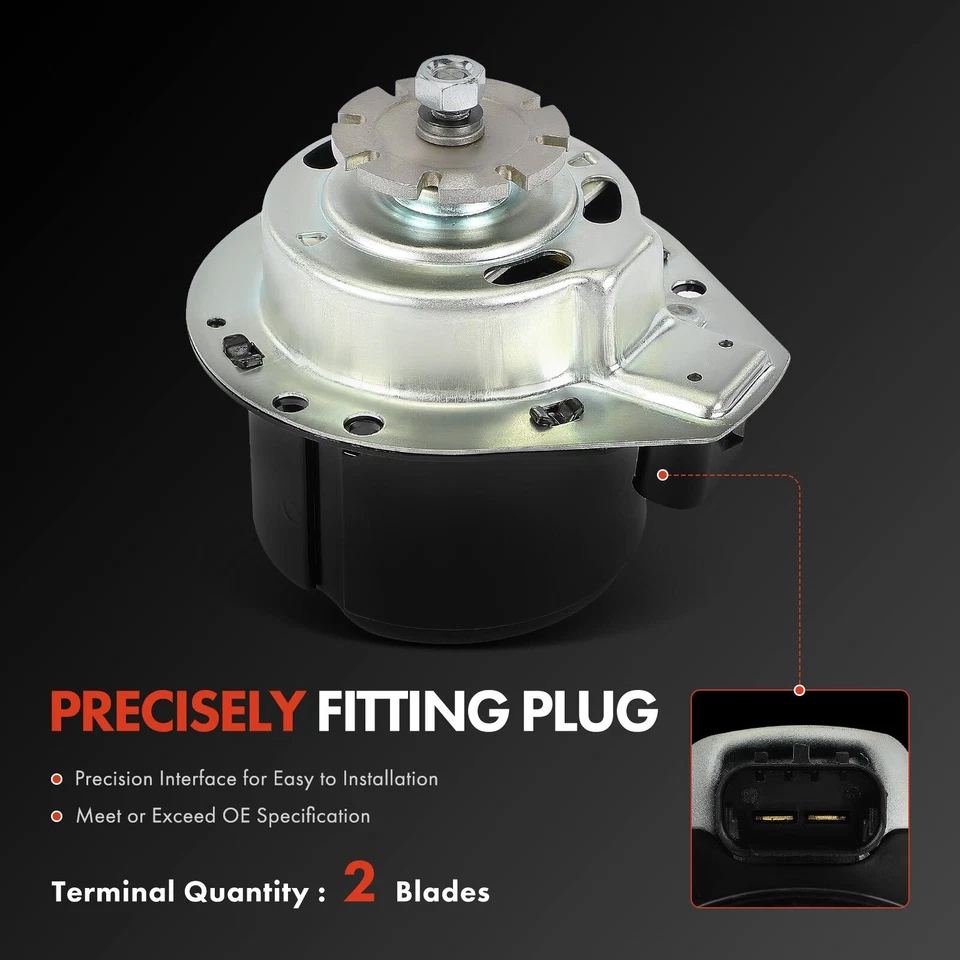 Motor de refrigeración del ventilador del radiador o condensador para Chevy Impala 94-96 Buick Regal Olds Foto 3 de 4