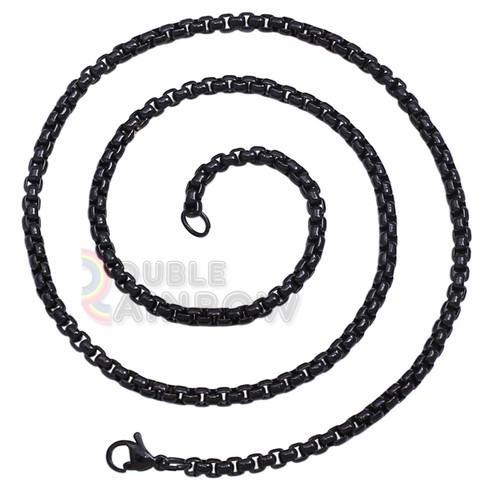 732 20-30"men stainless steel gold Silver Plain cross pendant BOX Necklace Chain - Picture 21 of 22