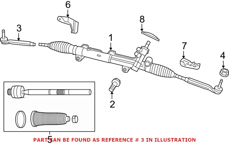 正品原始设备制造商 Mopar 前外转向领带杆端适用于道奇充电器挑战者 — 第 2/3 张图片